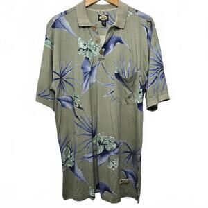 Vintage Tommy Bahama Men's Polo Size Small Casual Tropical